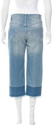 Etoile Isabel Marant Distressed Cropped Jeans