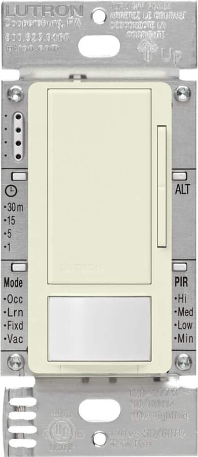 Maestro 0-10 Volt Dimmer Sensor Switch, 8A/120-277 Volt, Single-Pole/3-Way, Beige (MS-Z101-BI)