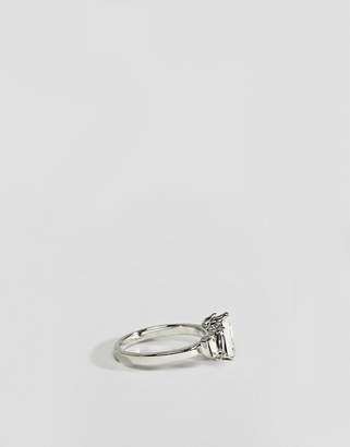 Fiorelli silver plated bagette ring