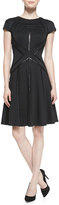 Thumbnail for your product : Tadashi Shoji Short-Sleeve Sequined Cocktail Dress