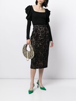 Thumbnail for your product : No.21 Lace-Layered Pencil Skirt