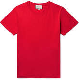 Thumbnail for your product : Gucci Printed Cotton-jersey T-shirt - Red
