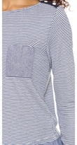 Thumbnail for your product : Clu Too Shirt Trim Striped Top