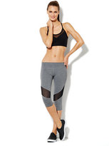 Thumbnail for your product : New York and Company Mesh-Trim Sports Bra - Black