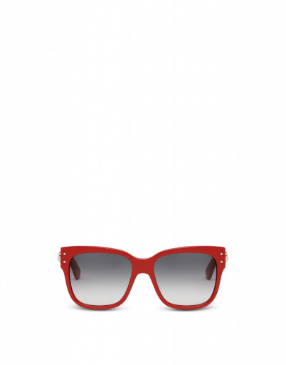 red moschino sunglasses