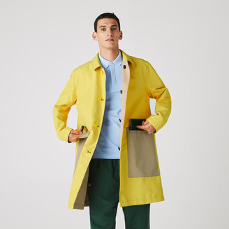 Lacoste Men's Lightweight Reversible Twill Coat - ShopStyle