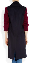 Thumbnail for your product : Sophie Hulme Contrast-sleeved wool coat