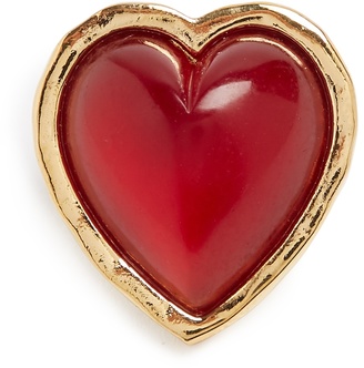 Sonia Rykiel Heart-embellished brooch