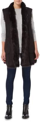 Andrew Marc Faux Shearling Gilet