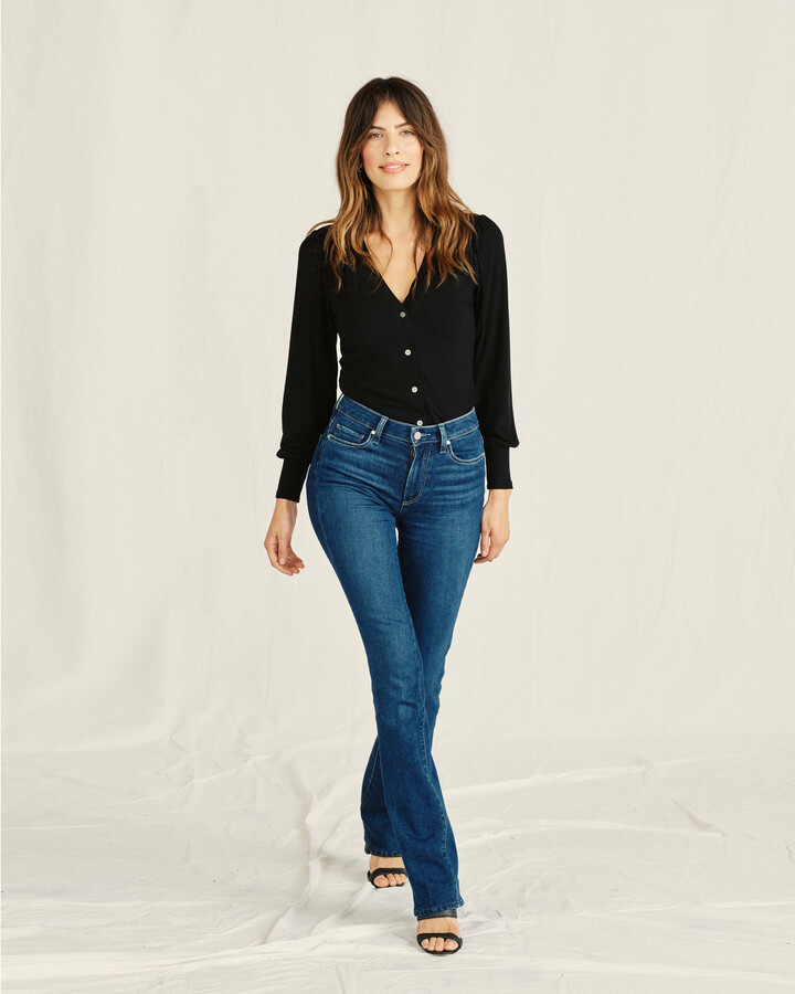 Paige FLAUNT DENIM // Hourglass - Montreux - ShopStyle Flare Jeans