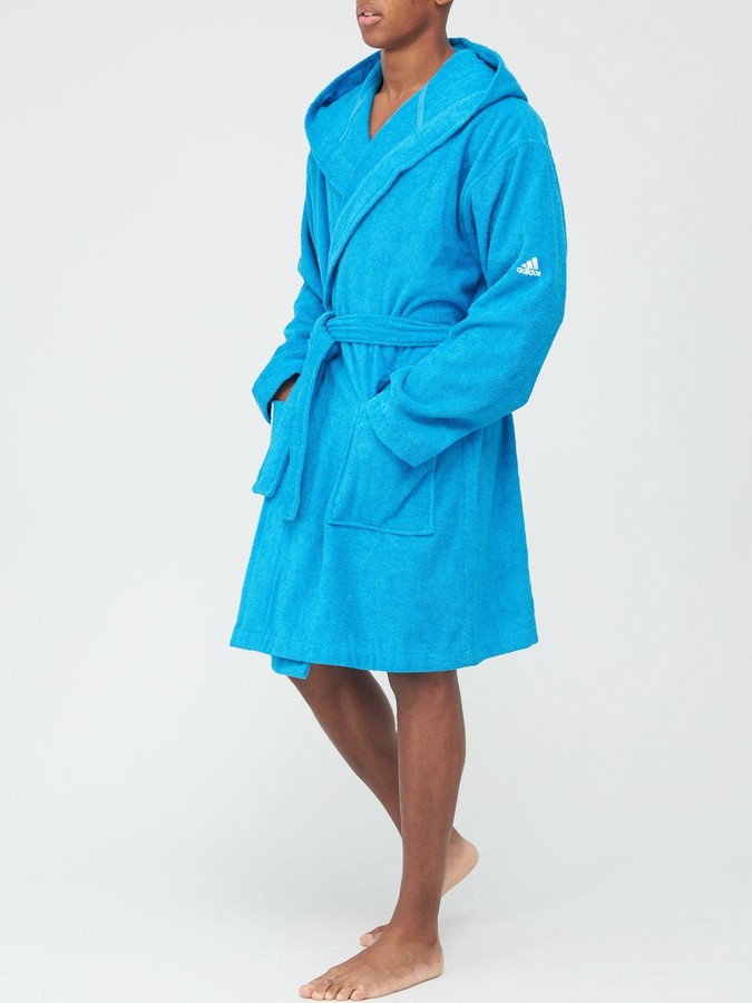 adidas Bathrobe Blue ShopStyle