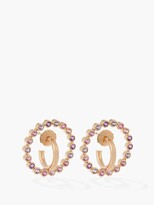 Thumbnail for your product : CHARLOTTE CHESNAIS FINE JEWELLERY Saturn Small Sapphire & 18kt Gold Earrings - Yellow Gold