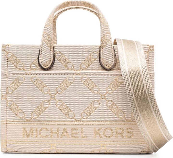 Michael Michael Kors logo-print Canvas Tote Bag - Neutrals