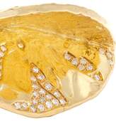 Thumbnail for your product : Patcharavipa - 18kt Gold And Diamond Coconut Shell Ring - Womens - Gold