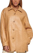Oversize Faux Leather Jacket 