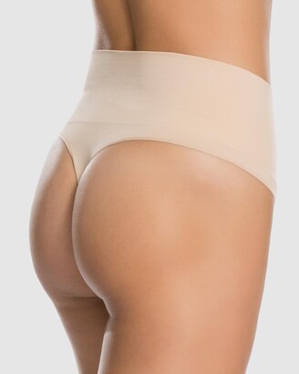 Spanx Women's Neutrals High Waisted Briefs - Everyday Shaping Panties - Size L at The Iconic