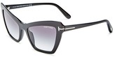 Thumbnail for your product : Tom Ford Valesca Cat Eye Sunglasses, 54mm
