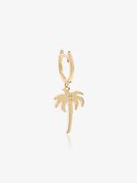 Thumbnail for your product : Ileana Makri 18k yellow gold palm tree hoops with white diamonds