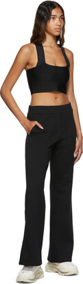 Herve Leger Black HERVE by Terry Lounge Pants
