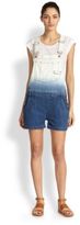 Thumbnail for your product : Marc by Marc Jacobs Ombre Denim Short Overalls