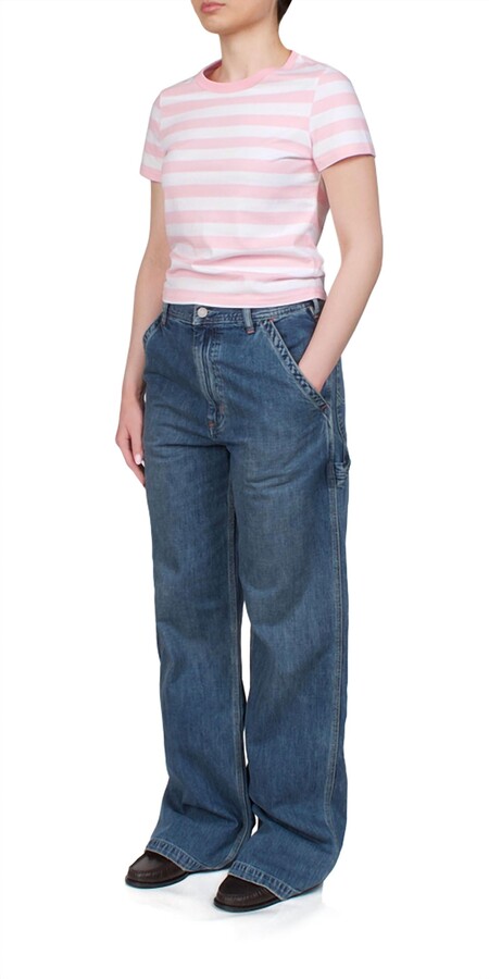 Denimist Teri Wide Leg Carpenter Jean In Indigo