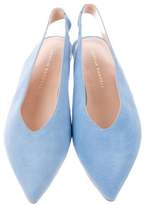 Thumbnail for your product : Loeffler Randall Suede Eve Flats w/ Tags