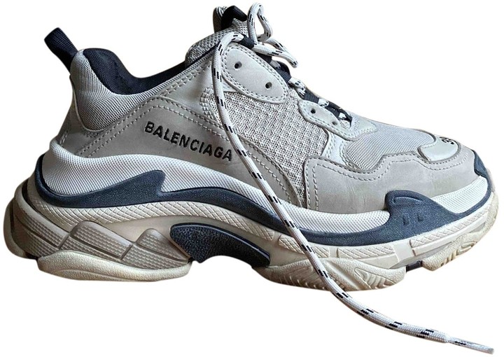 Balenciaga Multicolor Triple S Sneakers SSENSE