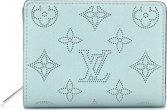 Louis Vuitton Blue/White EPI Leather Emilie NM Wallet
