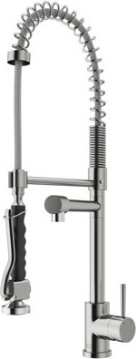 VIGO Zurich 27" H 1-handle Pull-down Kitchen Faucet Vg02007st