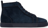 Thumbnail for your product : Christian Louboutin Navy Louis Orlato Sneakers