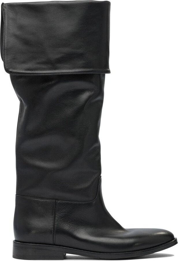 Strategia Fold-Over Knee-High Boots