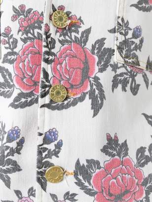 House of Holland roses print shortsleeved shirt