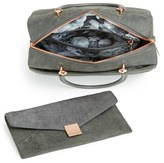 Thumbnail for your product : Ted Baker 'Alexia' Removable Clutch Embossed Bowler Bag