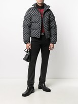 Thumbnail for your product : Misbhv All-Over Monogram Print Padded Coat