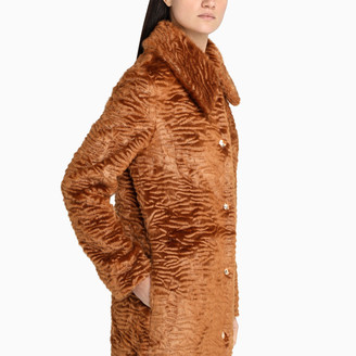 STAUD Light-brown Frankie long coat