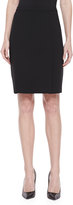 Thumbnail for your product : Halston Crepe Pencil Skirt, Black