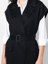 Thumbnail for your product : Loro Piana Short-Sleeve Belted Coat