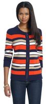 Thumbnail for your product : Jones New York Signature JONES NEW YORK Long-Sleeve Striped Sweater Jacket
