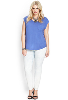 Thumbnail for your product : Forever 21 FOREVER 21+ Cloud Wash Skinny Jeans
