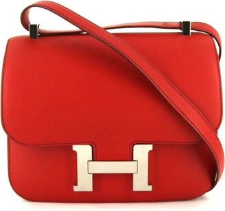 Hermès Evercolor Constance 24 - Pink Shoulder Bags, Handbags - HER559037