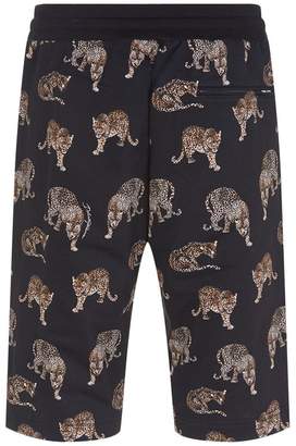 Dolce & Gabbana Leopard Motif Shorts