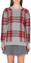 Thumbnail for your product : Sandro Stacy check jumper