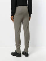 Thumbnail for your product : Rick Owens drop crotch knitted track pants