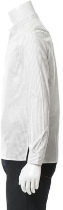 Sandro Half-Button Pinstripe Shirt w/ Tags