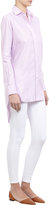 Thumbnail for your product : Salvatore Piccolo High-low Spread-collar Shirt