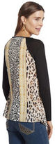 Thumbnail for your product : Chico's Split Leopard Asha Top