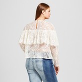 Thumbnail for your product : Who What Wear Women's Plus Size Layered Lace Top