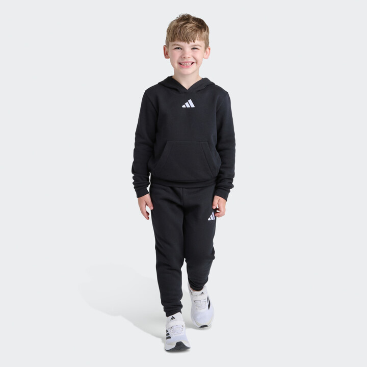 2-Piece Long Sleeve Fleece Pullover & Jogger Set