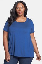 Thumbnail for your product : Bellatrix Swiss Dot Back Tee (Plus Size)