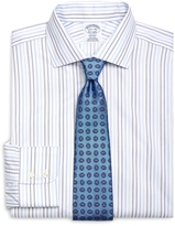 Thumbnail for your product : Brooks Brothers Non-Iron Milano Fit Alternating Stripe Dress Shirt